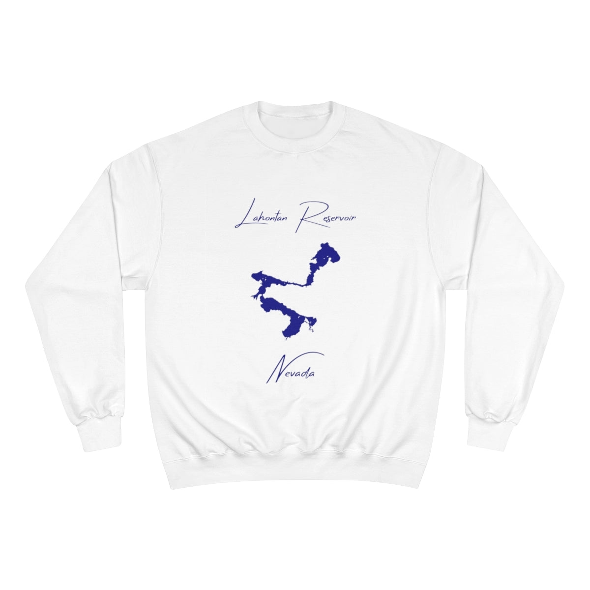 Nevada  Lahontan  Reservoir  Sweatshirt  front  position  view  from  front  white.webp