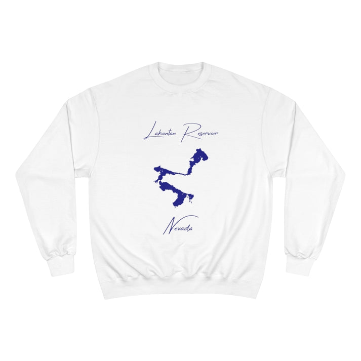 Nevada  Lahontan  Reservoir  Sweatshirt  front  position  view  from  front  white.webp