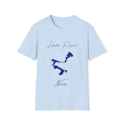 Nevada  Lahontan  Reservoir  T-shirt  front  position  view  from  front  light  blue.webp