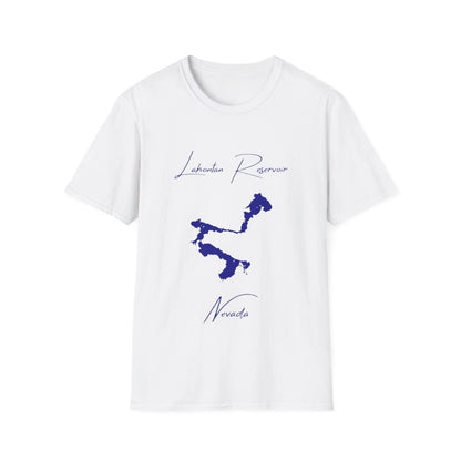 Nevada  Lahontan  Reservoir  T-shirt  front  position  view  from  front  white.webp