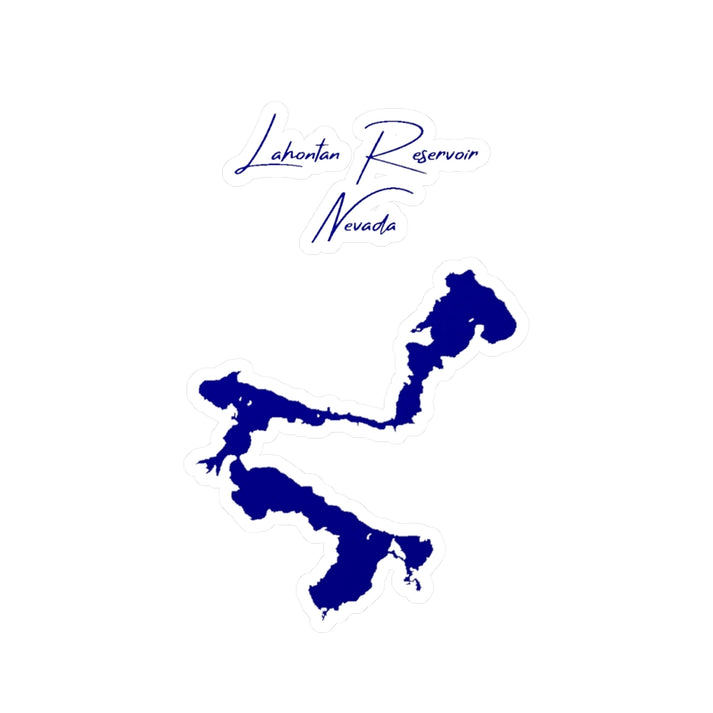 Nevada  Lahontan  Reservoir  Vinyl  Decal  other  position  view  from  front  4  x  6.webp
