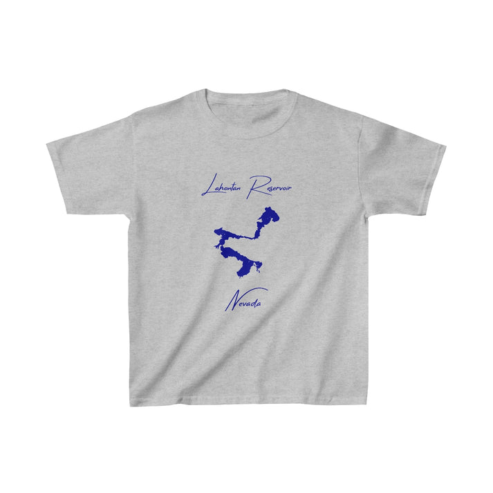 Nevada  Lahontan  Reservoir  Youth  T-shirt  front  position  view  from  front  sport  grey.webp