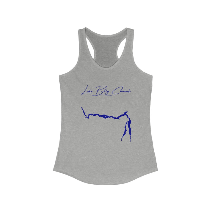 Nevada  Lake  Billy  Chinook  Racerback-Tank  front  position  view  from  front  heather  grey.webp