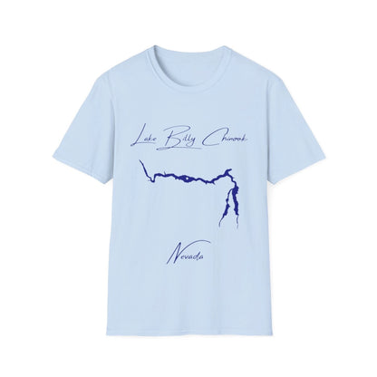 Nevada  Lake  Billy  Chinook  T-shirt  front  position  view  from  front  light  blue.webp