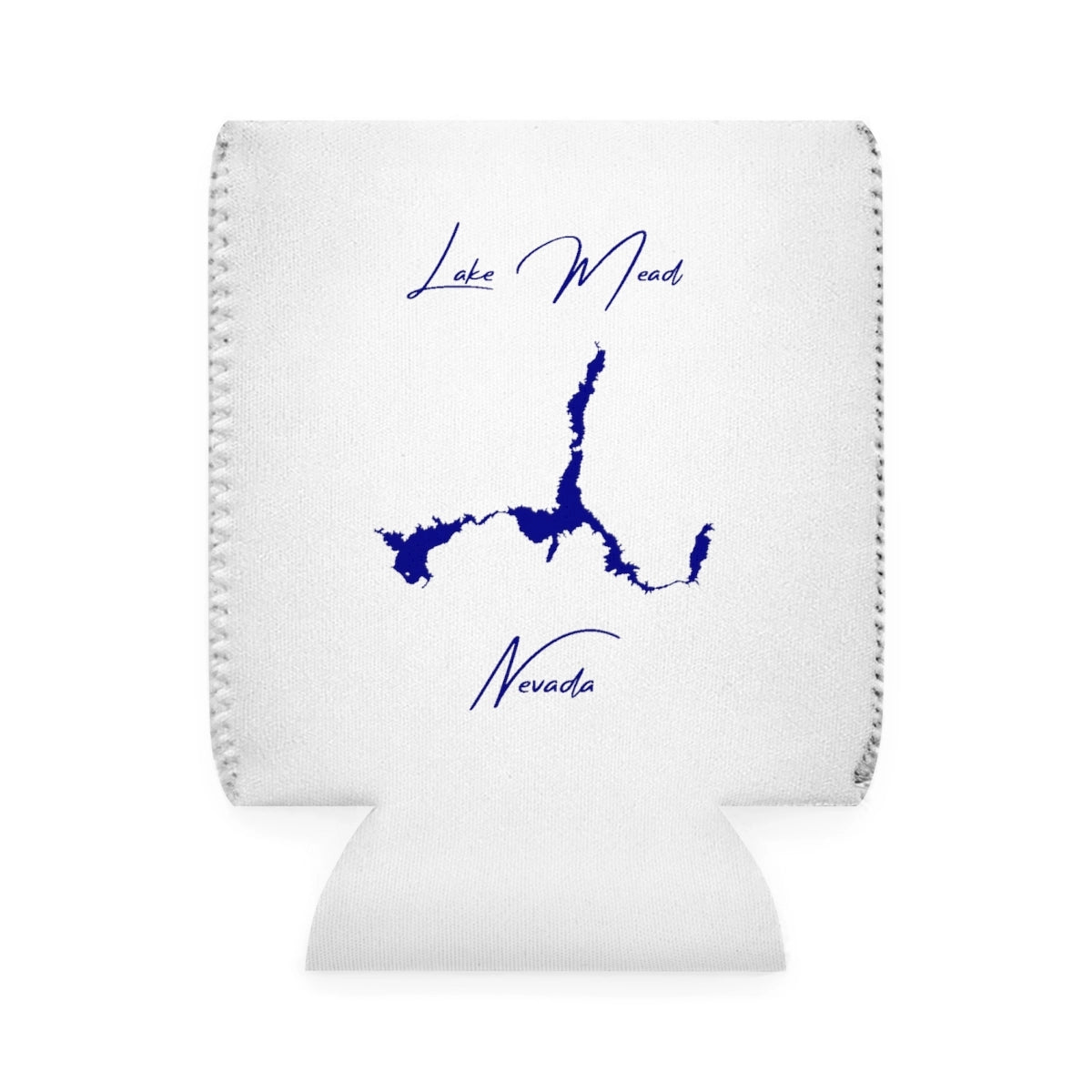Nevada  Lake  Mead  Can  Koozie  front  position  view  from  front-1  white.webp