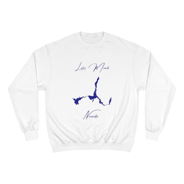 Nevada  Lake  Mead  Sweatshirt  front  position  view  from  front  white.webp