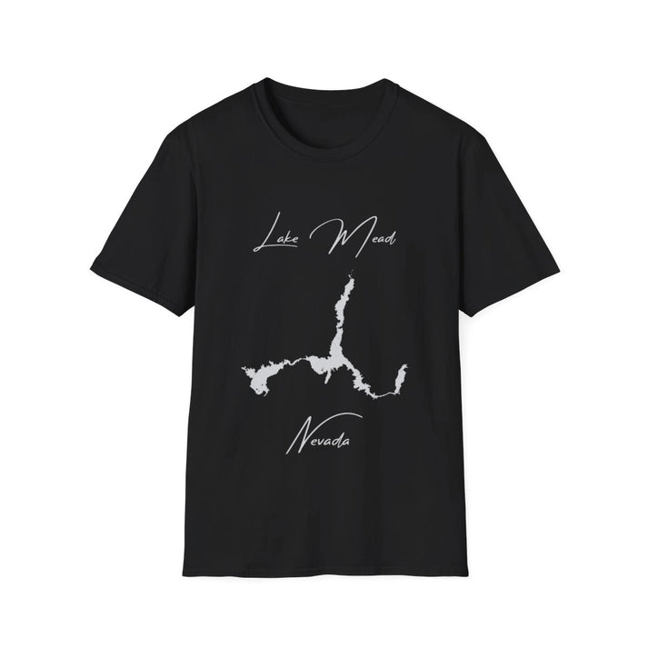 Nevada  Lake  Mead  T-shirt  front  position  view  from  front  black.webp