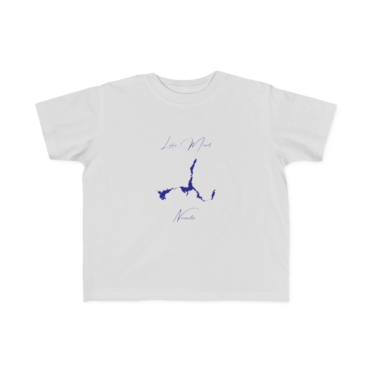 Nevada  Lake  Mead  Toddler  T-shirt  front  position  view  from  front  silver.webp