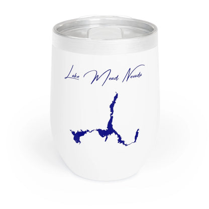 Nevada  Lake  Mead  Wine  Tumbler  front  position  view  from  front  white.webp