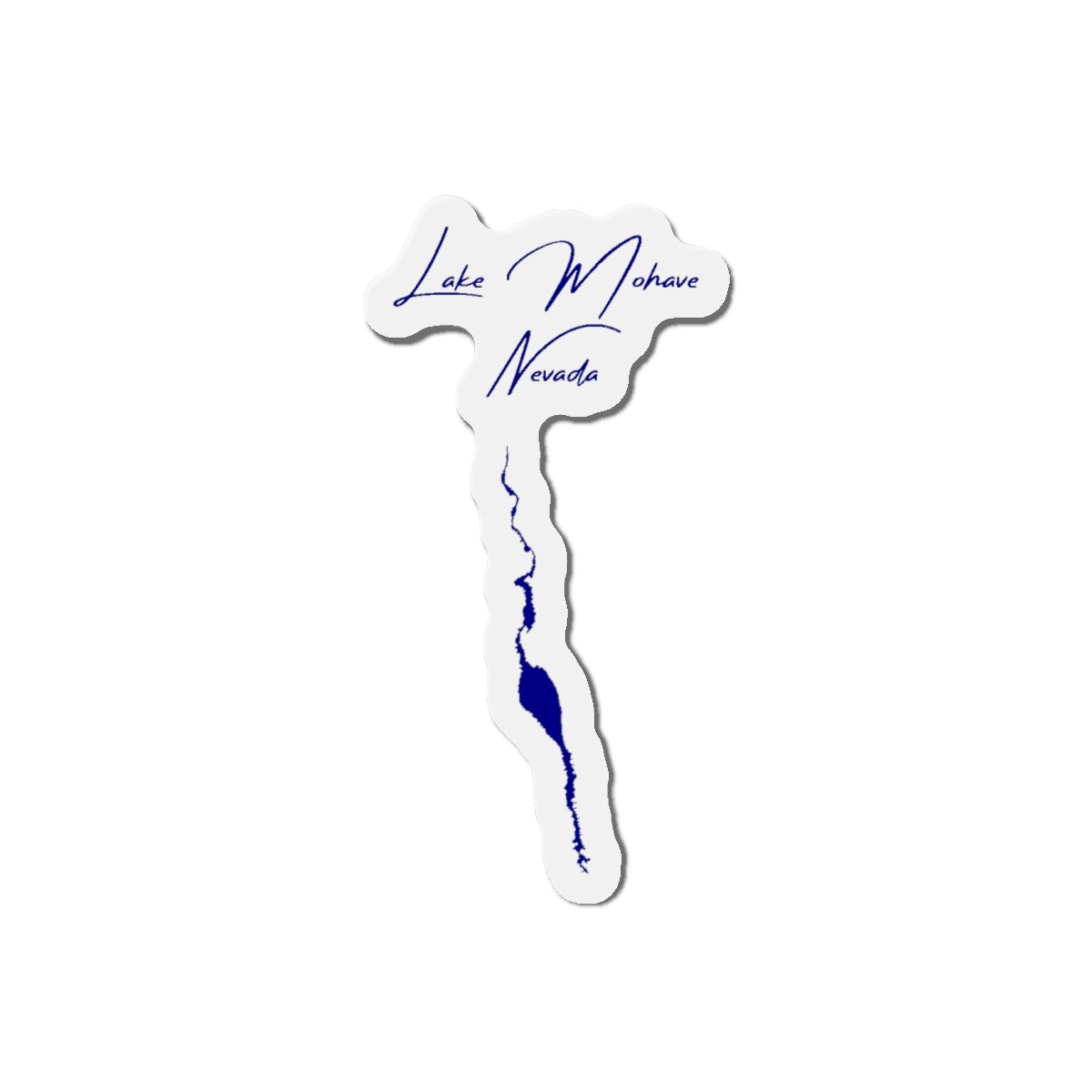 Nevada  Lake  Mohave  Die  Cut  Magnet  front  position  view  from  front  4  x  4.webp