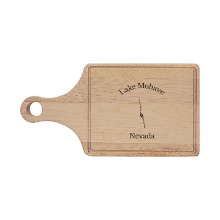 Nevada  Lake  Mohave  Engraved  Cutting  Board  front  position  view  from  front  maple.webp