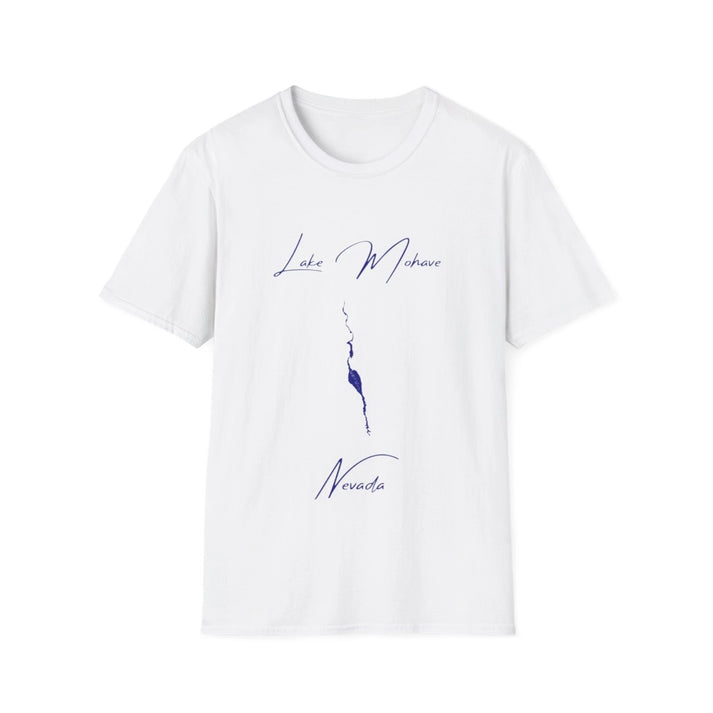 Nevada  Lake  Mohave  T-shirt  front  position  view  from  front  white.webp