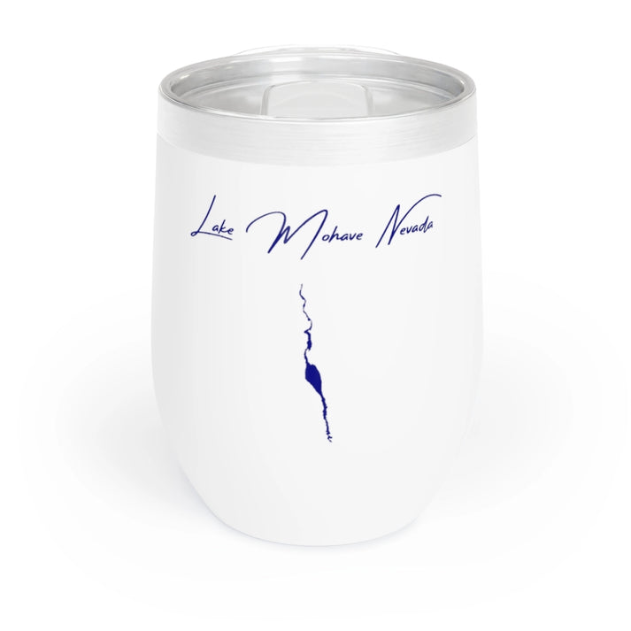 Nevada  Lake  Mohave  Wine  Tumbler  front  position  view  from  front  white.webp