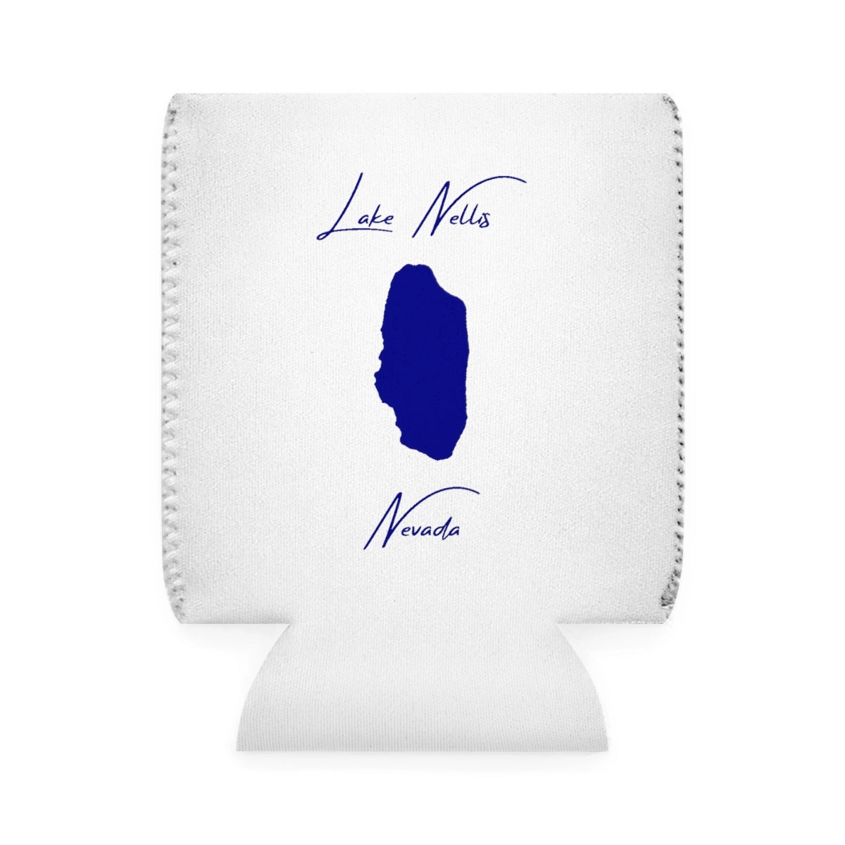 Nevada  Lake  Nellis  Can  Koozie  front  position  view  from  front-1  white.webp
