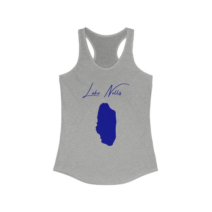 Nevada  Lake  Nellis  Racerback-Tank  front  position  view  from  front  heather  grey.webp