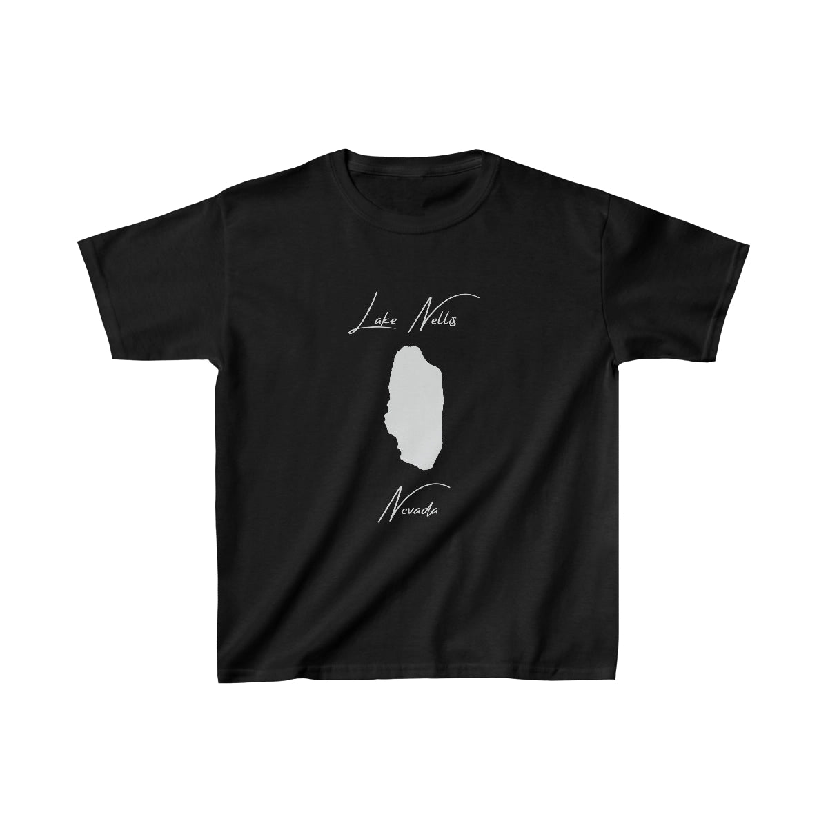 Nevada  Lake  Nellis  Youth  T-shirt  front  position  view  from  front  black.webp
