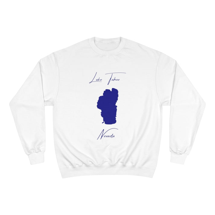 Nevada  Lake  Tahoe  Sweatshirt  front  position  view  from  front  white.webp