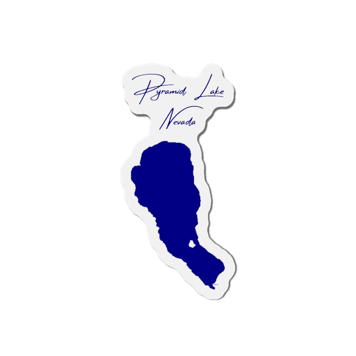 Lake Pyramid Sticker Die Cut Magnet Pyramid Lake Nevada – Lakecessory