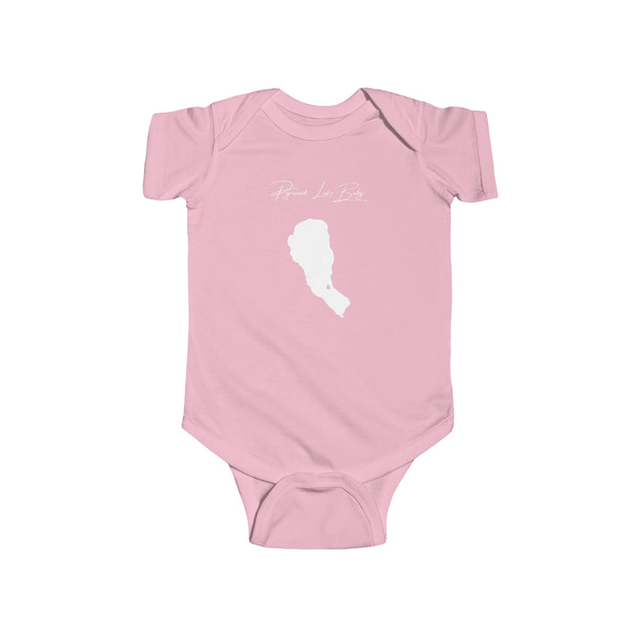 Nevada  Pyramid  Lake  Onesie  front  position  view  from  front  pink.webp