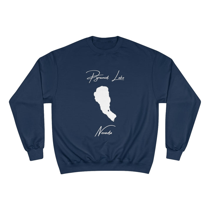 Nevada  Pyramid  Lake  Sweatshirt  front  position  view  from  front  navy.webp