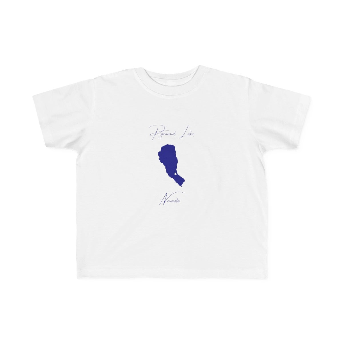 Nevada  Pyramid  Lake  Toddler  T-shirt  front  position  view  from  front  white.webp