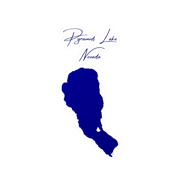 Nevada  Pyramid  Lake  Vinyl  Decal  other  position  view  from  front  4  x  6.webp
