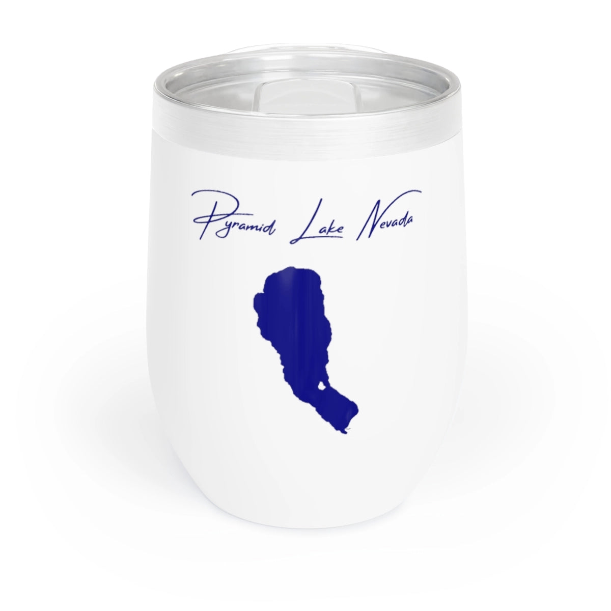 Nevada  Pyramid  Lake  Wine  Tumbler  front  position  view  from  front  white.webp