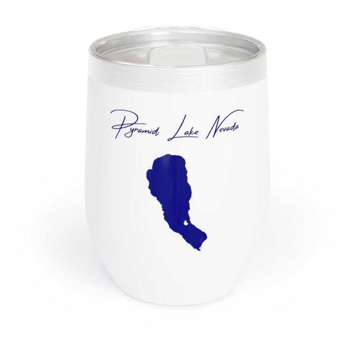 Nevada  Pyramid  Lake  Wine  Tumbler  front  position  view  from  front  white.webp