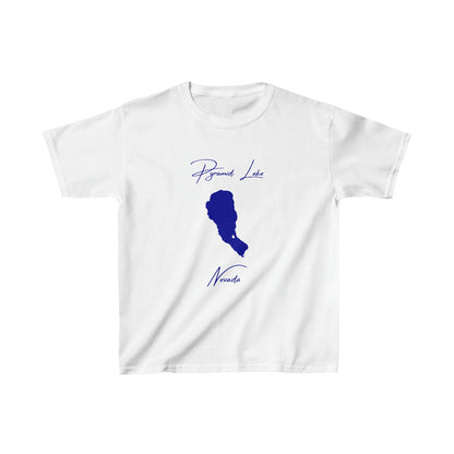Nevada  Pyramid  Lake  Youth  T-shirt  front  position  view  from  front  white.webp