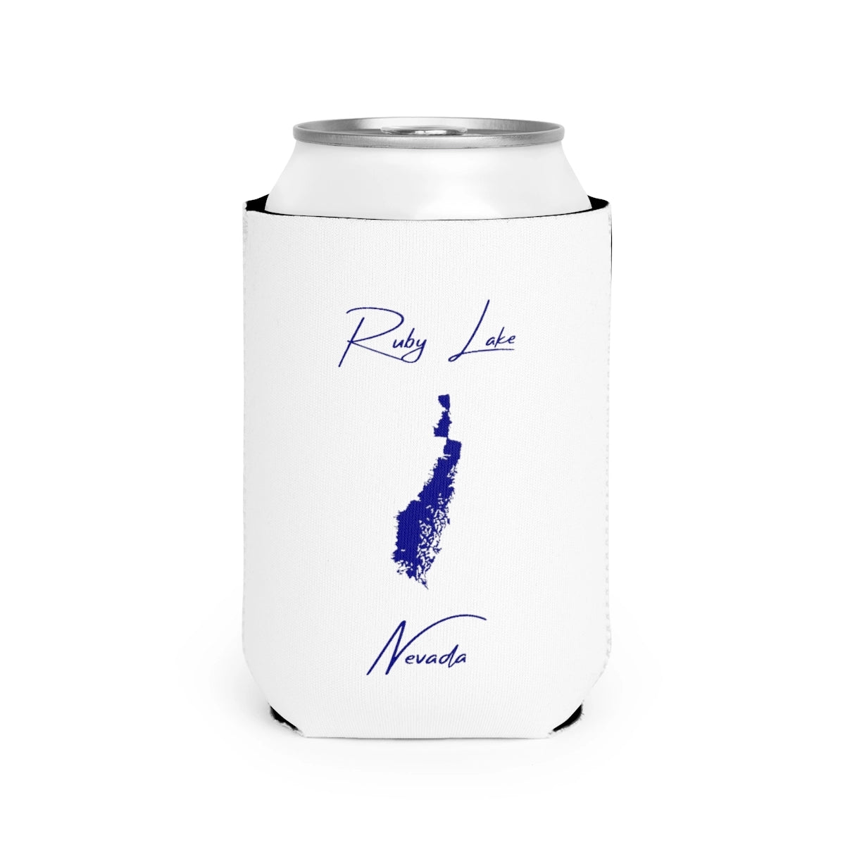 Nevada  Ruby  Lake  Can  Koozie  front  position  view  from  front-2  white.webp
