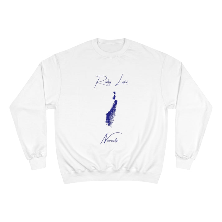 Nevada  Ruby  Lake  Sweatshirt  front  position  view  from  front  white.webp