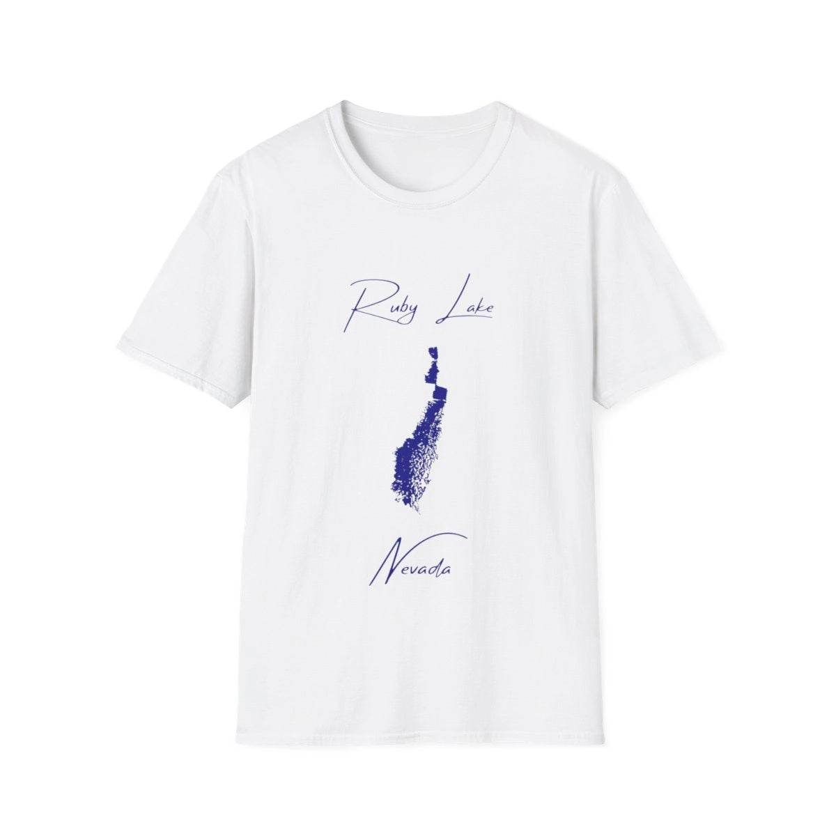 Nevada  Ruby  Lake  T-shirt  front  position  view  from  front  white.webp