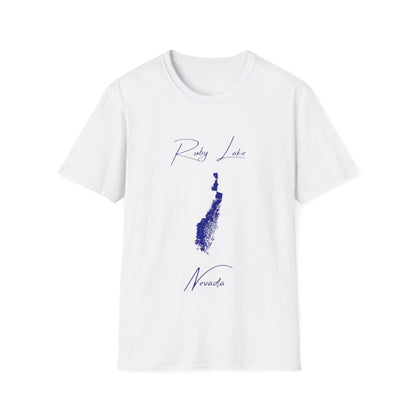 Nevada  Ruby  Lake  T-shirt  front  position  view  from  front  white.webp