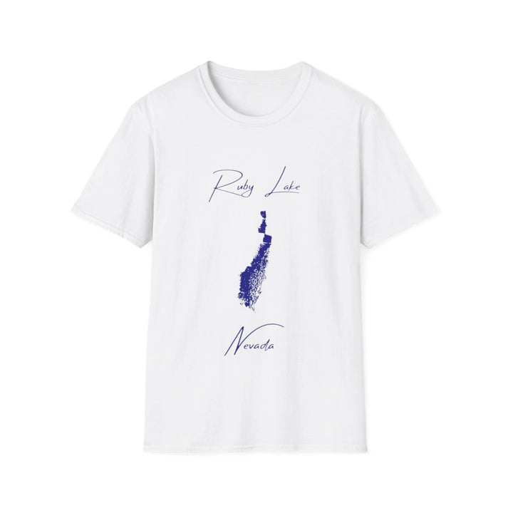 Nevada  Ruby  Lake  T-shirt  front  position  view  from  front  white.webp