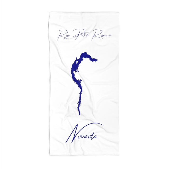 Nevada  Rye  Patch  Reservoir  Beach  Towel  front  position  view  from  front  36  x  72.webp