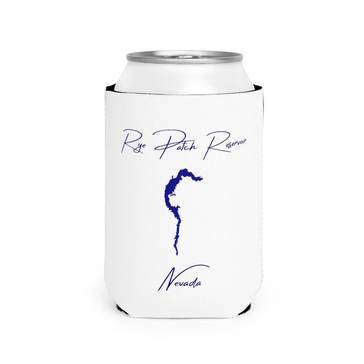 Nevada  Rye  Patch  Reservoir  Can  Koozie  front  position  view  from  front-2  white.webp