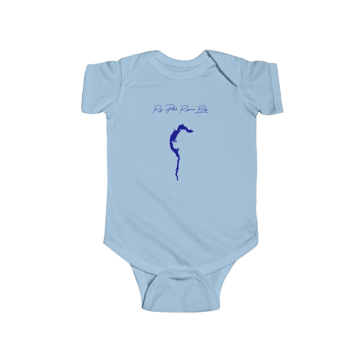 Nevada  Rye  Patch  Reservoir  Onesie  front  position  view  from  front  light  blue.webp