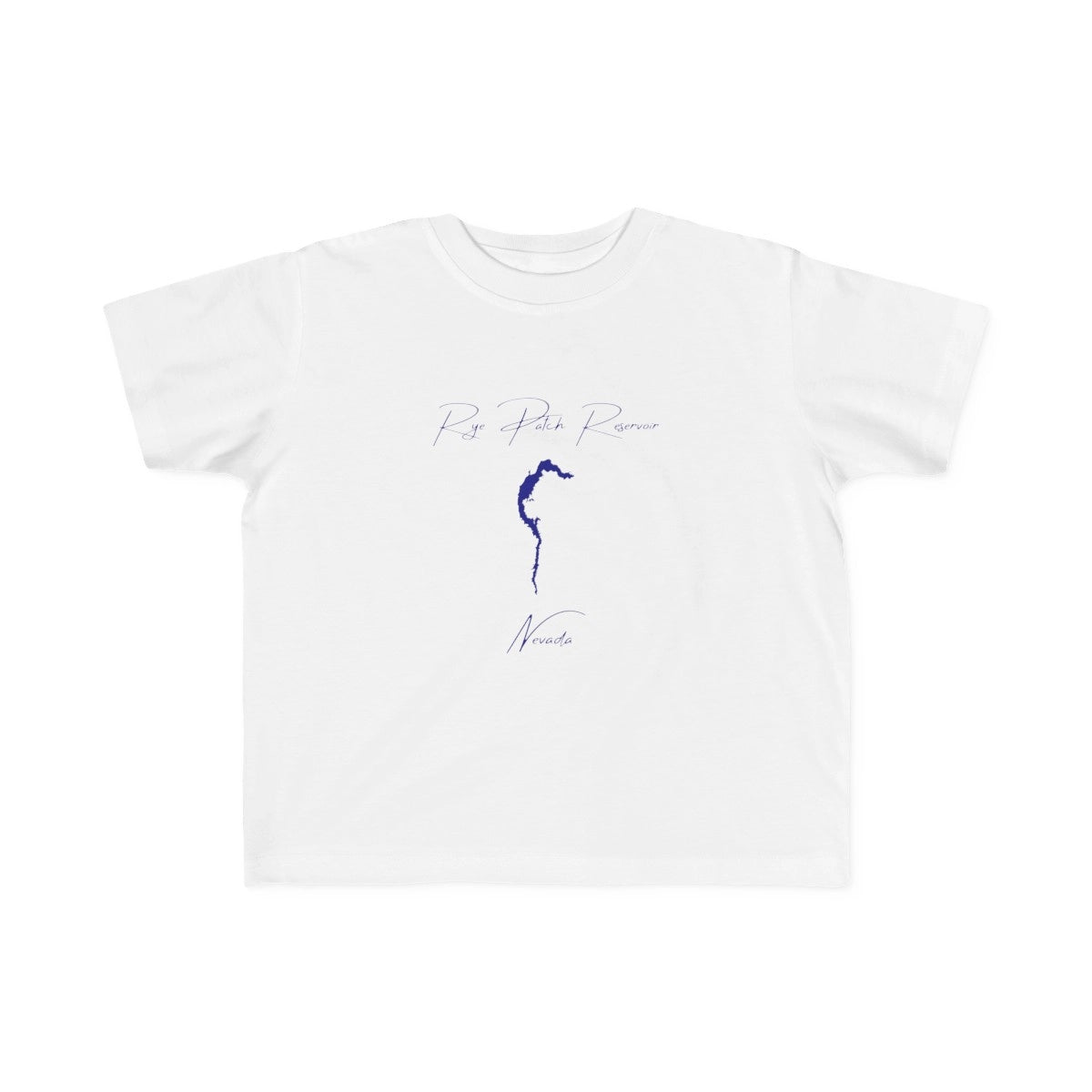Nevada  Rye  Patch  Reservoir  Toddler  T-shirt  front  position  view  from  front  white.webp