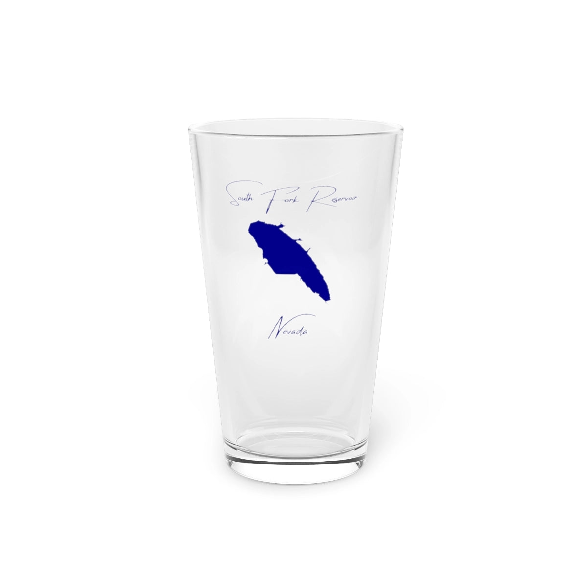 Nevada  South  Fork  Reservoir  16oz  Pint  Glass  front  position  view  from  front  16oz.webp
