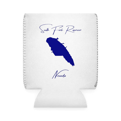 Nevada  South  Fork  Reservoir  Can  Koozie  front  position  view  from  front-1  white.webp