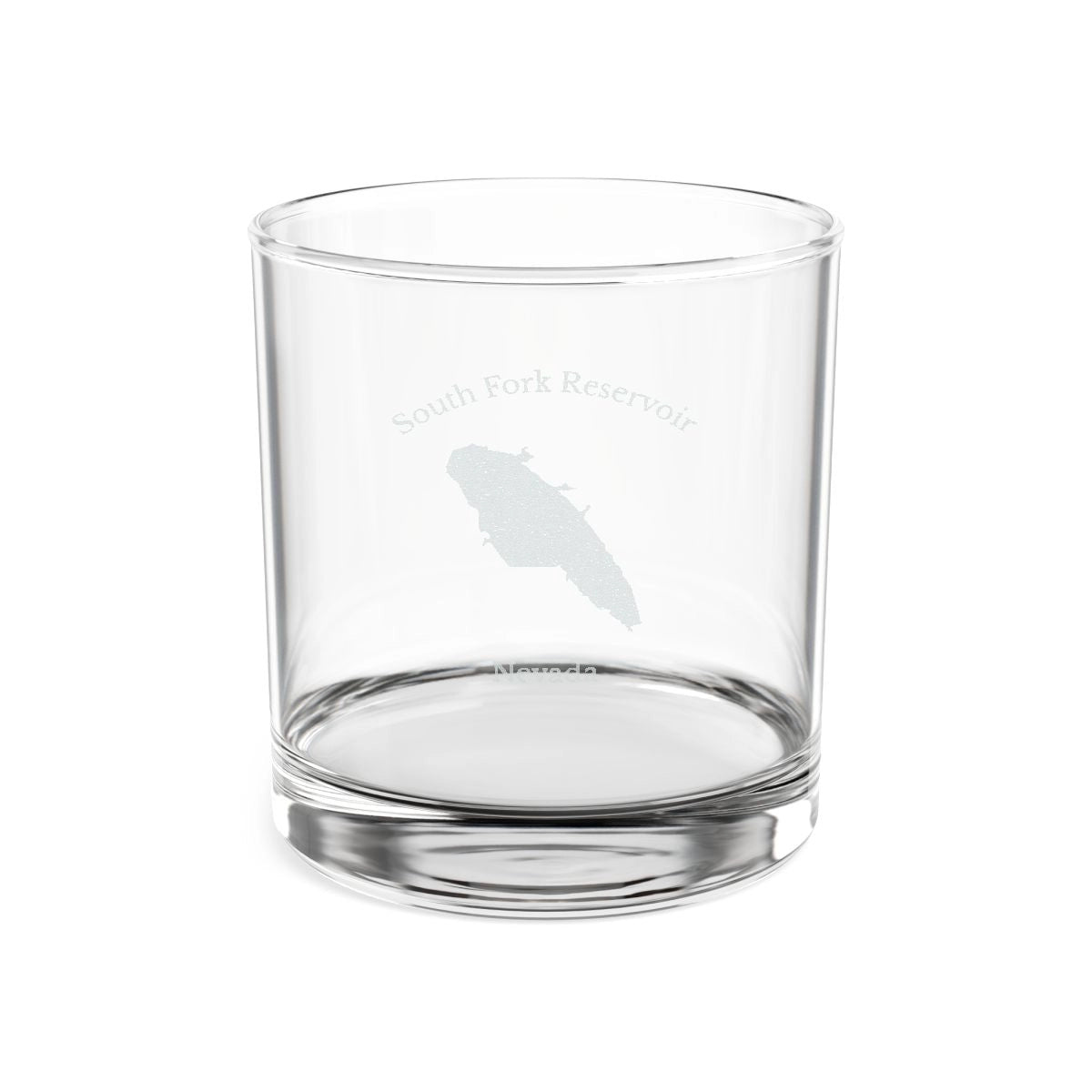 Nevada  South  Fork  Reservoir  Engraved  Whiskey  Glass  other  position  view  from  front  10.5oz.webp