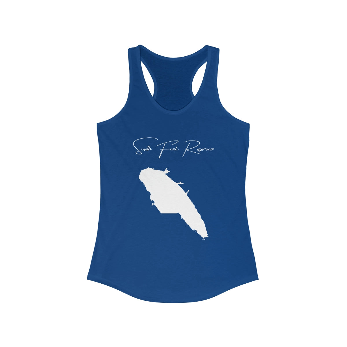 Nevada  South  Fork  Reservoir  Racerback-Tank  front  position  view  from  front  solid  royal.webp