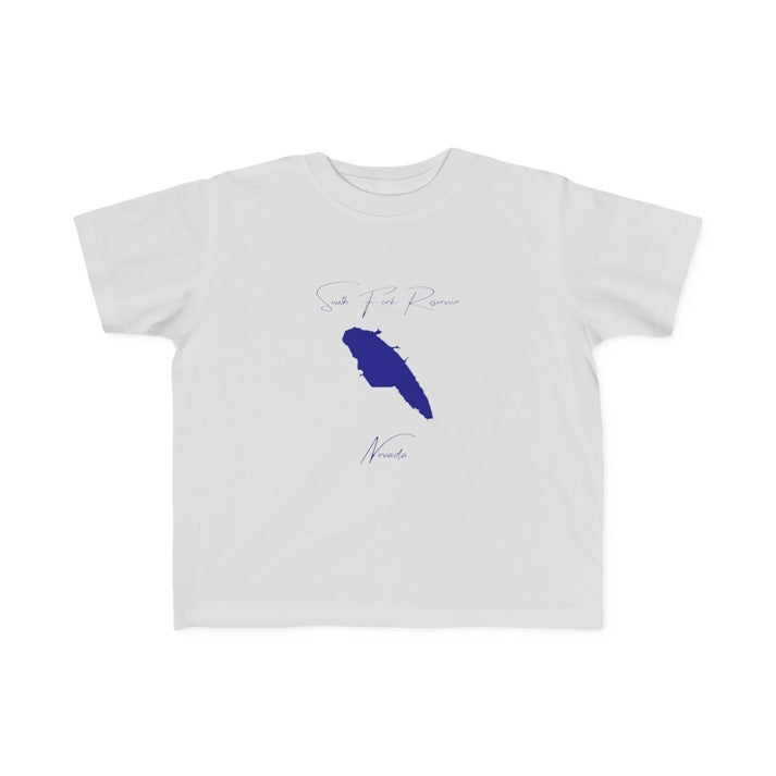 Nevada  South  Fork  Reservoir  Toddler  T-shirt  front  position  view  from  front  silver.webp