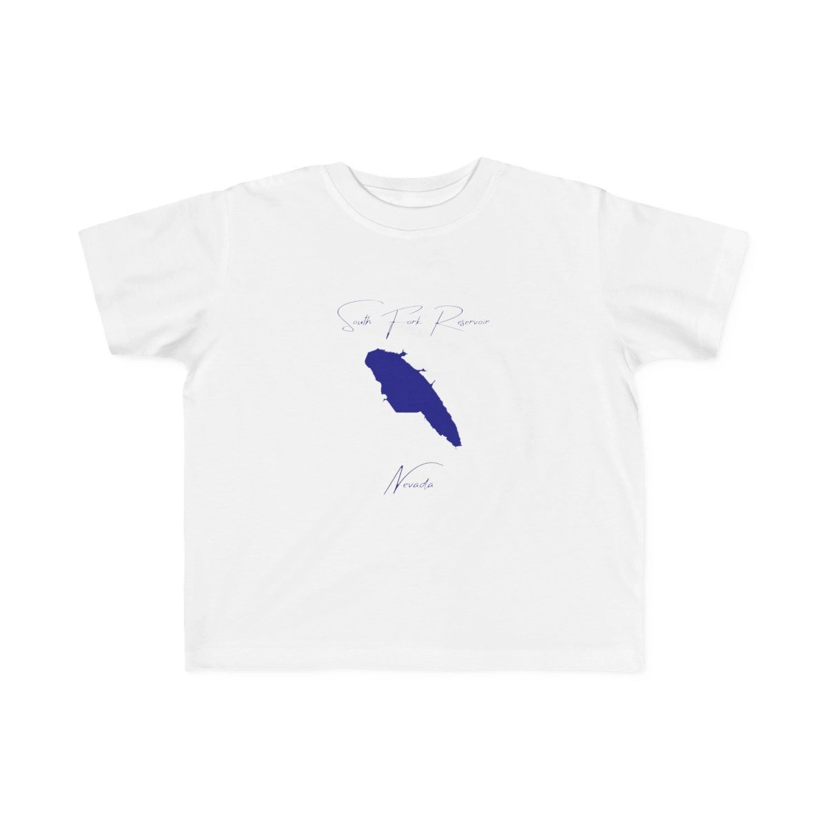 Nevada  South  Fork  Reservoir  Toddler  T-shirt  front  position  view  from  front  white.webp