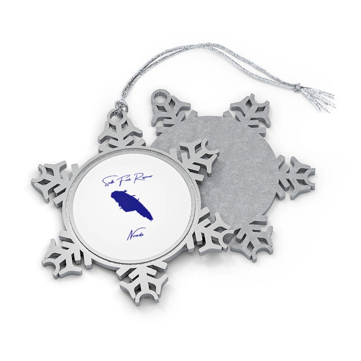 Nevada  South  Fork  Reservoir  XMAS  Ornament  front  position  view  from  front-and-back  one  size.webp