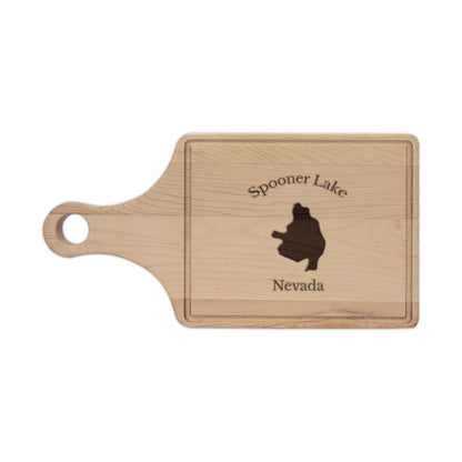 Nevada  Spooner  Lake  Engraved  Cutting  Board  front  position  view  from  front  maple.webp