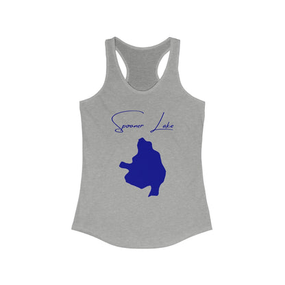 Nevada  Spooner  Lake  Racerback-Tank  front  position  view  from  front  heather  grey.webp