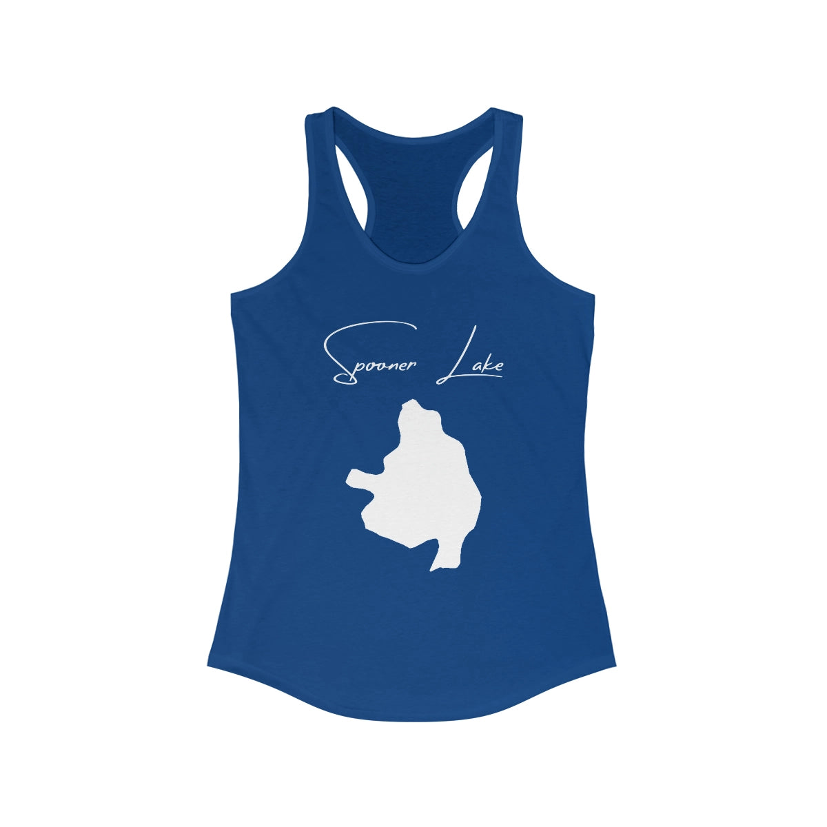 Nevada  Spooner  Lake  Racerback-Tank  front  position  view  from  front  solid  royal.webp