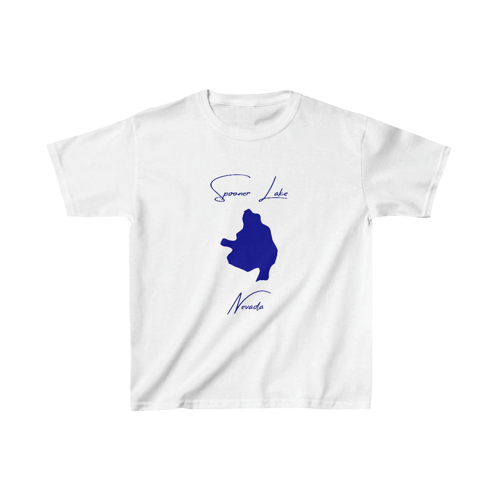 Nevada  Spooner  Lake  Youth  T-shirt  front  position  view  from  front  white.webp