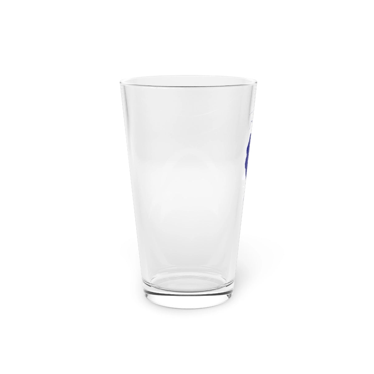 Nevada  Topaz  Lake  16oz  Pint  Glass  front  position  view  from  left  16oz.webp